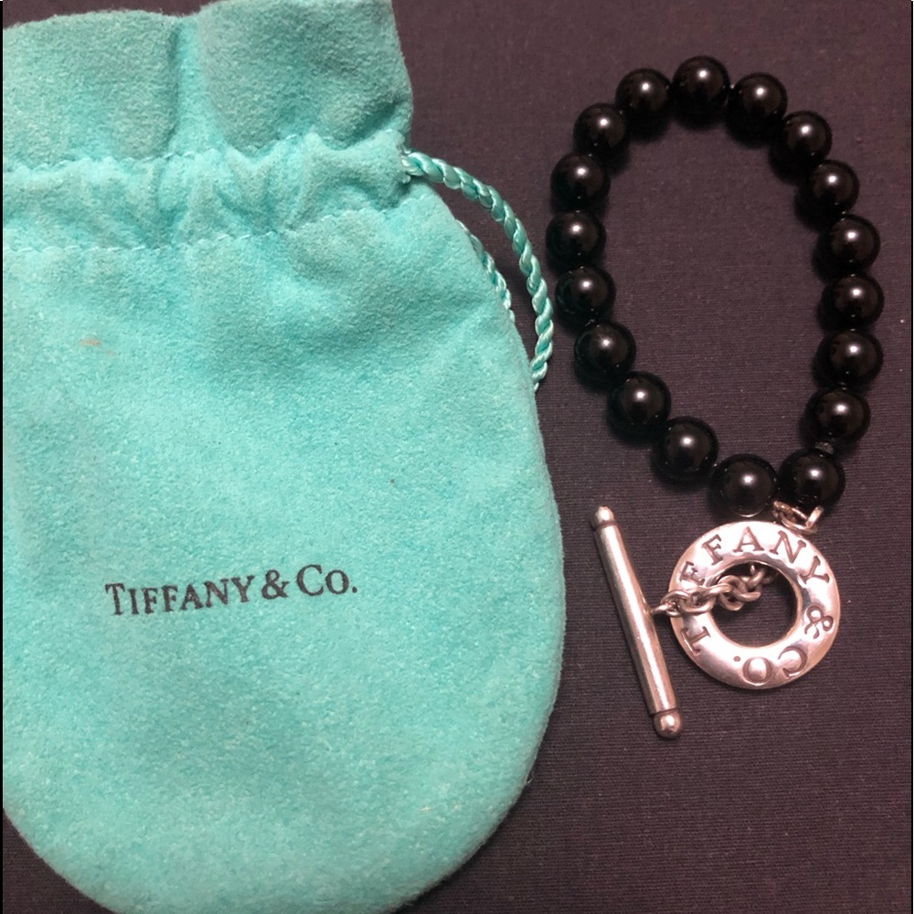 Tiffany & Co Toggle Black Onyx Bracelet